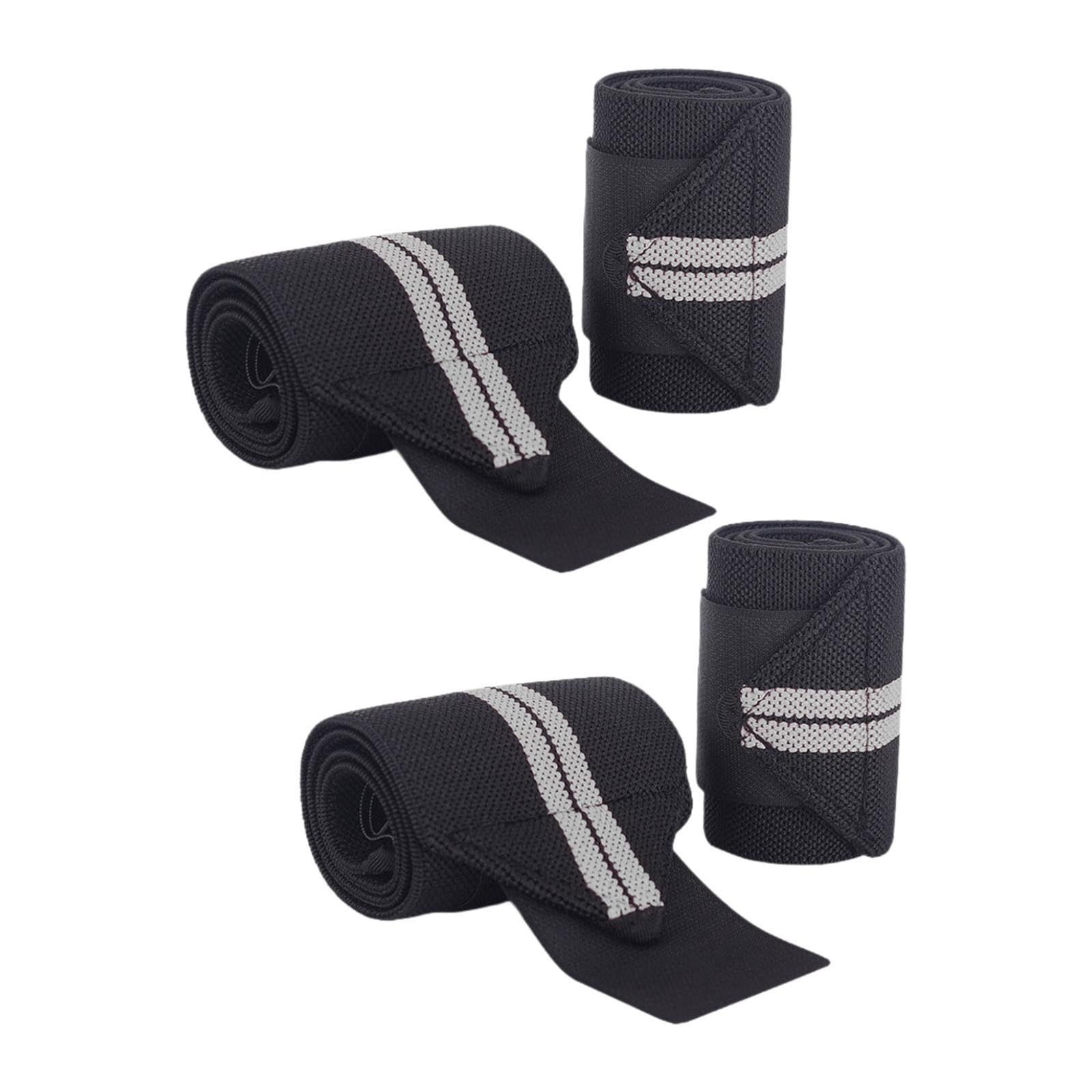 CALANDIS 4X Hand Support Wristband Soft Gym Workout High Elastic Wrist Support Straps | Wrist & Knee Wraps | Strength Training | Fitness, Running & Yoga | Sporting Goods-image-44