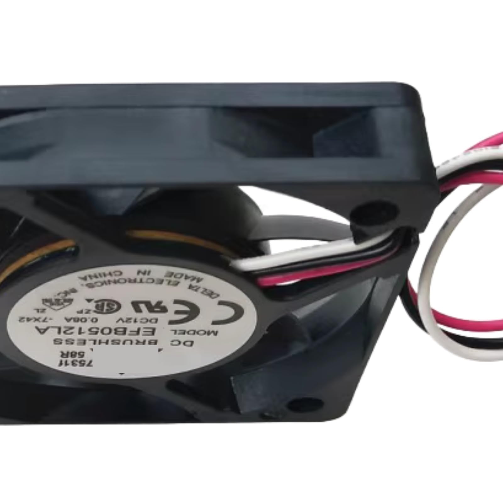 per Delta EFB0512LA 5010 5cm 10mm Ventola di Raffreddamento Silenziosa 12V 0.08A Singolo Cuscinetto A Sfera 3-Wire Parti Del Computer Portatile
