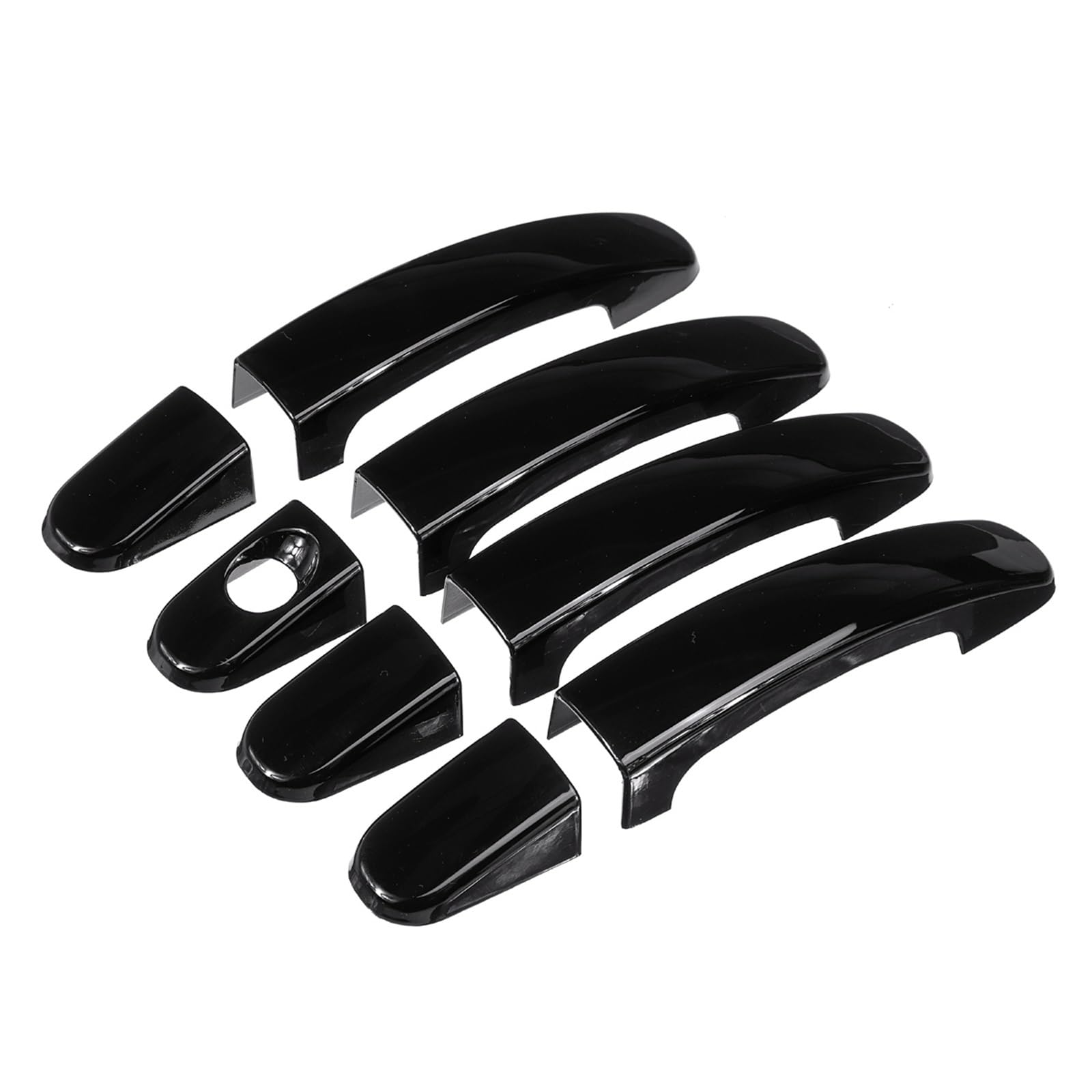 YYTEMD Car Exterior Door Handle Covers for Ford for Focus Mk2 2005-2011 Chrome