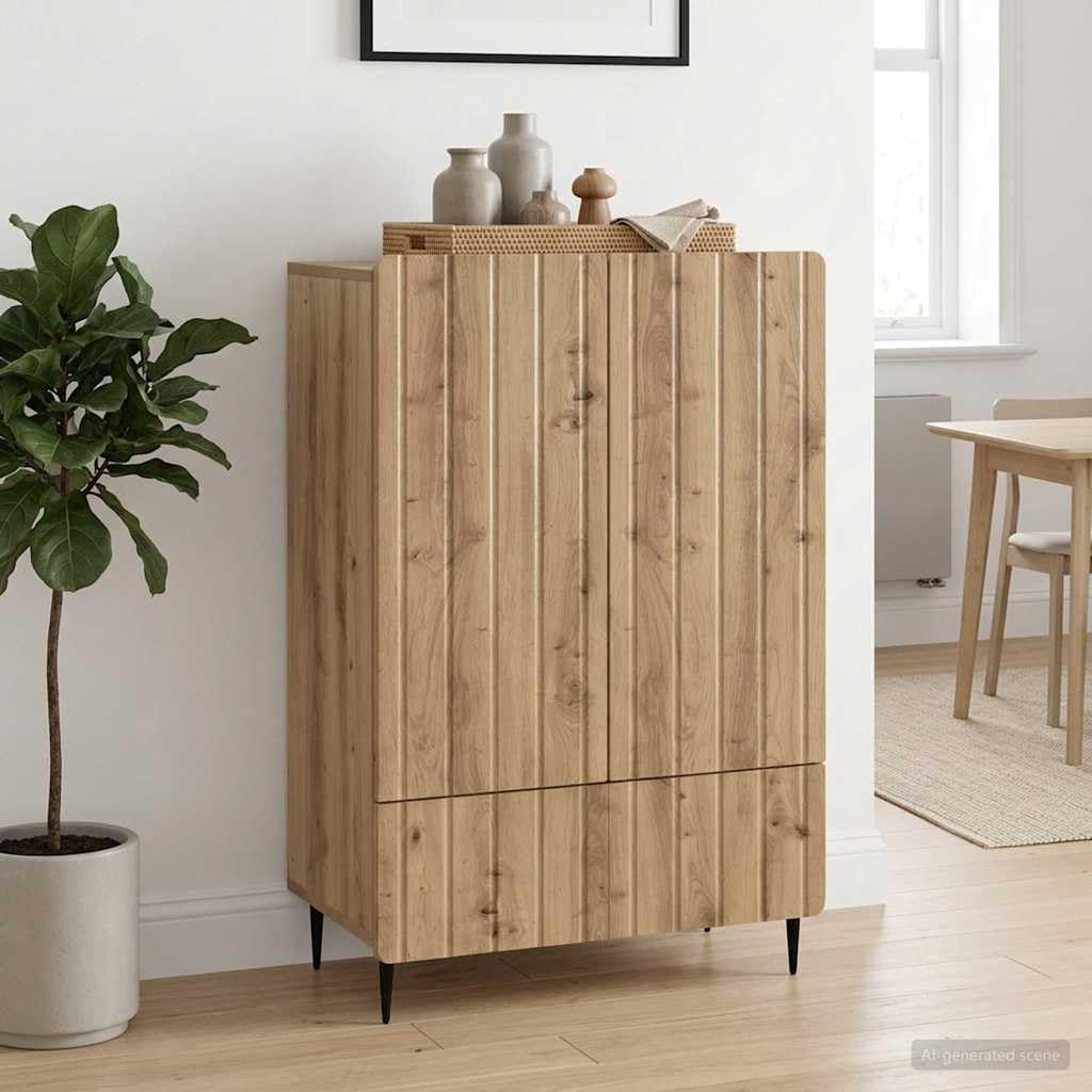 Hothingwell Drewniany kredens 66 x 34,5 x 97 cm