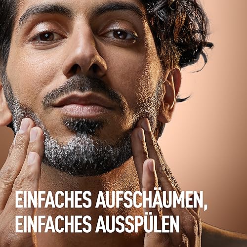 Foto von King C. Gillette 3-in-1 Bart, Gesichts und Haarwaschgel für Männer, Tägliche Reinigung und Frische, mit Charakteristischem King C. Gillette Duft, 350 ml