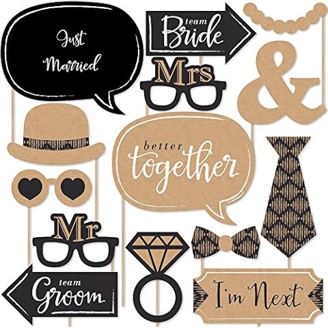 Big Dot of Happiness Wedding Props Kit Cover