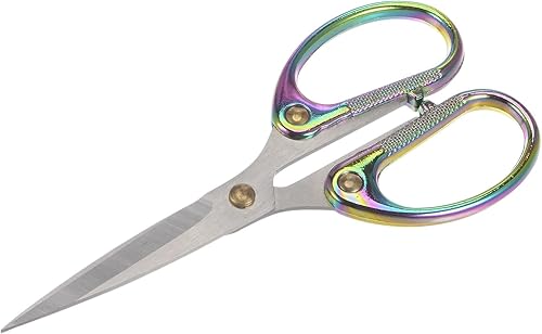 Miniatura 3 de Tijeras de bordado vintage de 5.3 pulgadas, de acero inoxidable, mini tijeras para costura, manualidades, punto de cruz, manualidades, aguja de