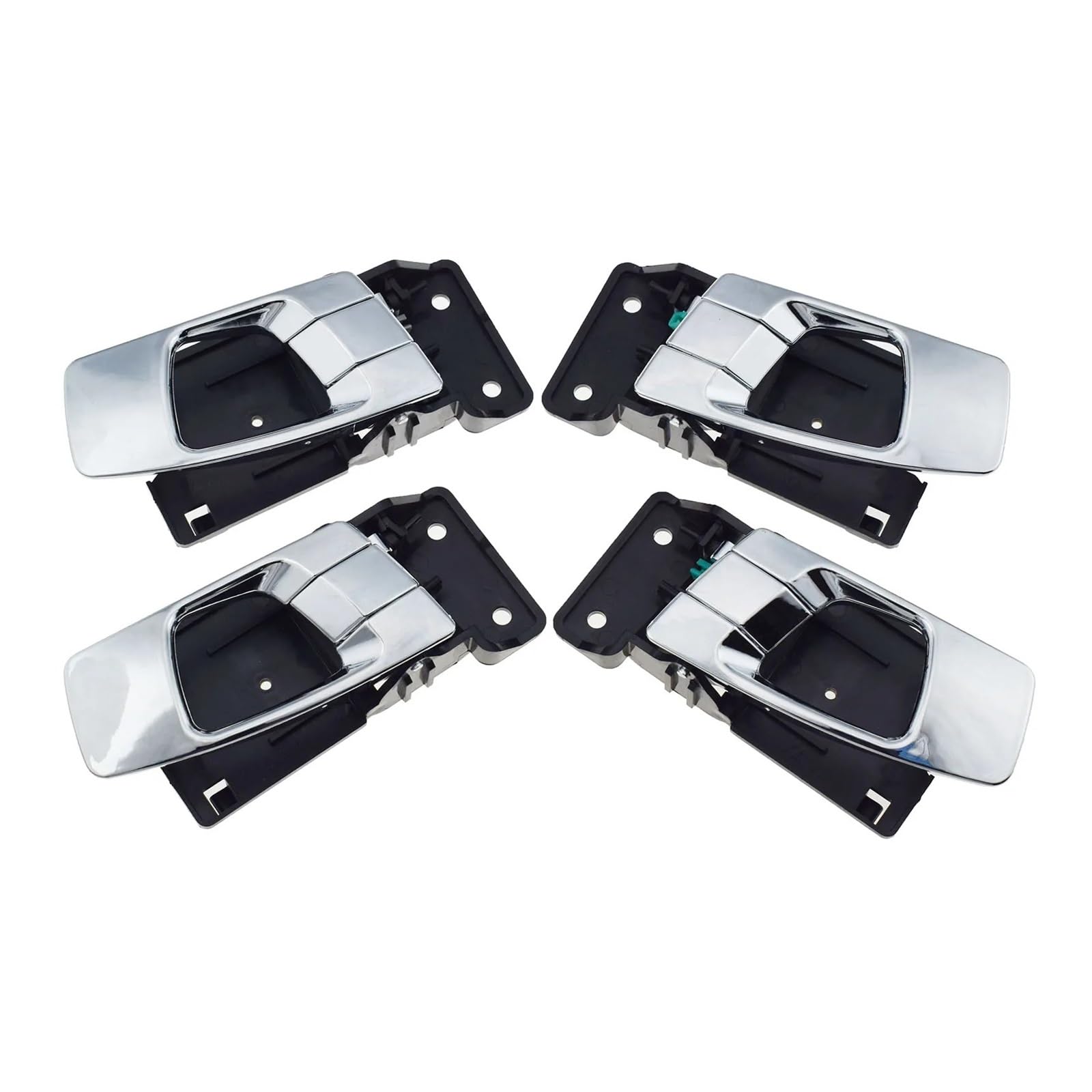 Wjwftcmk Set Of 4 Side Chrome Front Rear Left Right Inner Handle 0K2fa5933044 0K2fa5833044 For Kia For Carens For Rondo For Citra 2003-2006 Left Handle(Set Of 4 Side)