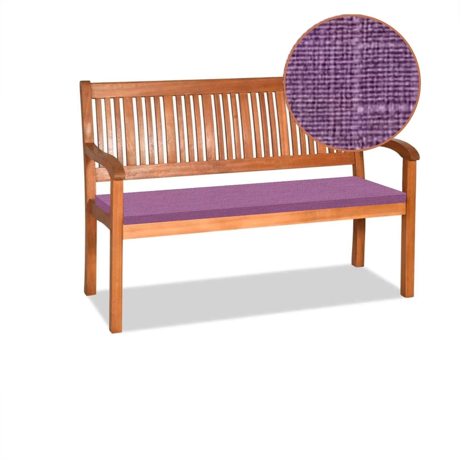 Orumrud Coussin De Banc De Taille Personnalisée, Antidérapant Coussin De Siège En Mousse Épaisse Avec Housse Amovible, Assise Coussin Pour Banc De Mobilier Terrasse Balancelle Canapé Extérieur,10CM