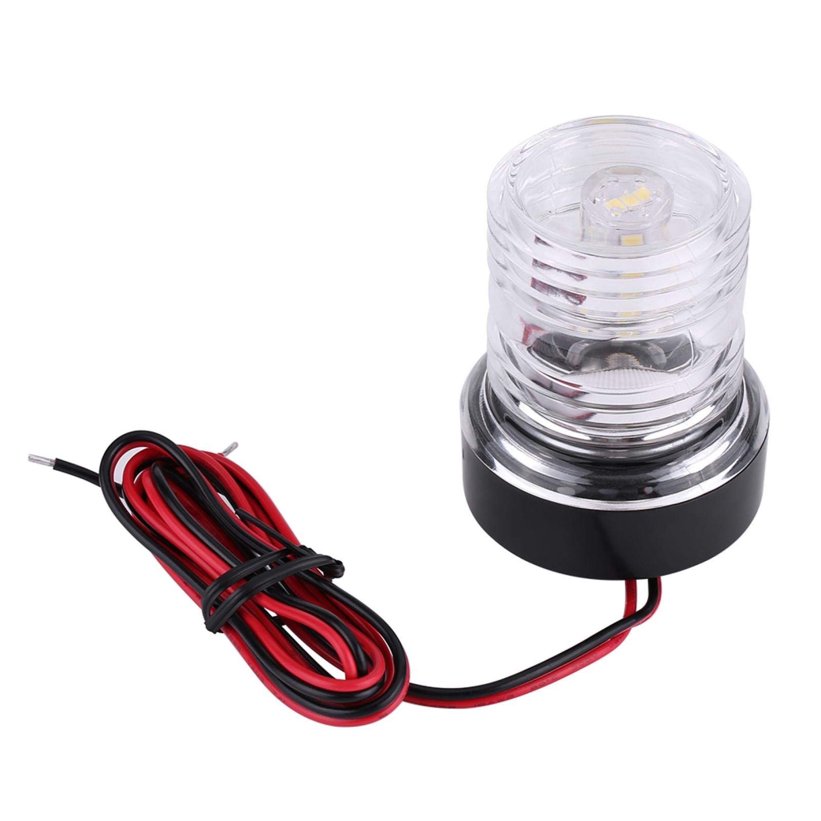 ZJHjiji Marine Anchor Light - Marine Boat Yacht Navigation All Round 360° White LED Anchor Light Waterproof