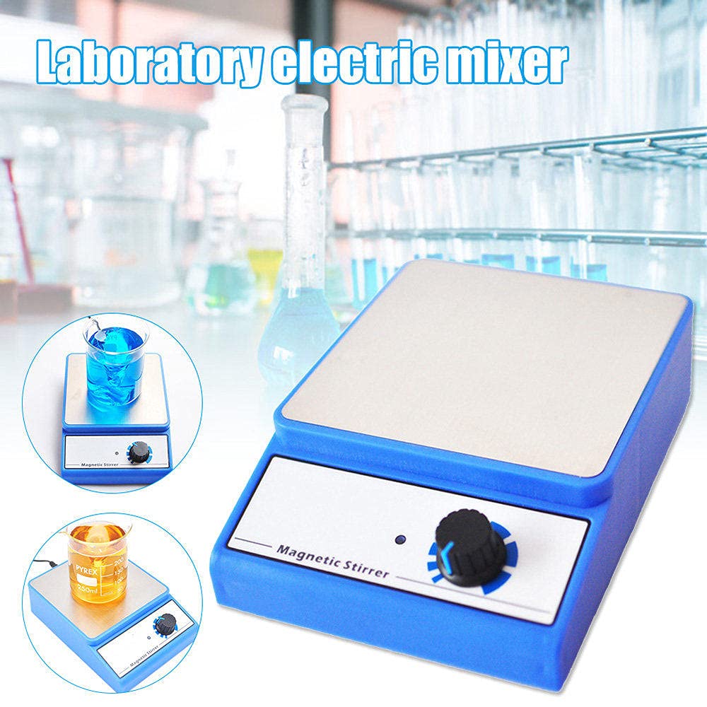 Agitador MagnéTico De Laboratorio, Mezclador Agitador MagnéTico con Barra De AgitacióN Equipo De Laboratorio, 3000 RPM, Capacidad MáXima De AgitacióN 3000 Ml, AgitacióN Potente