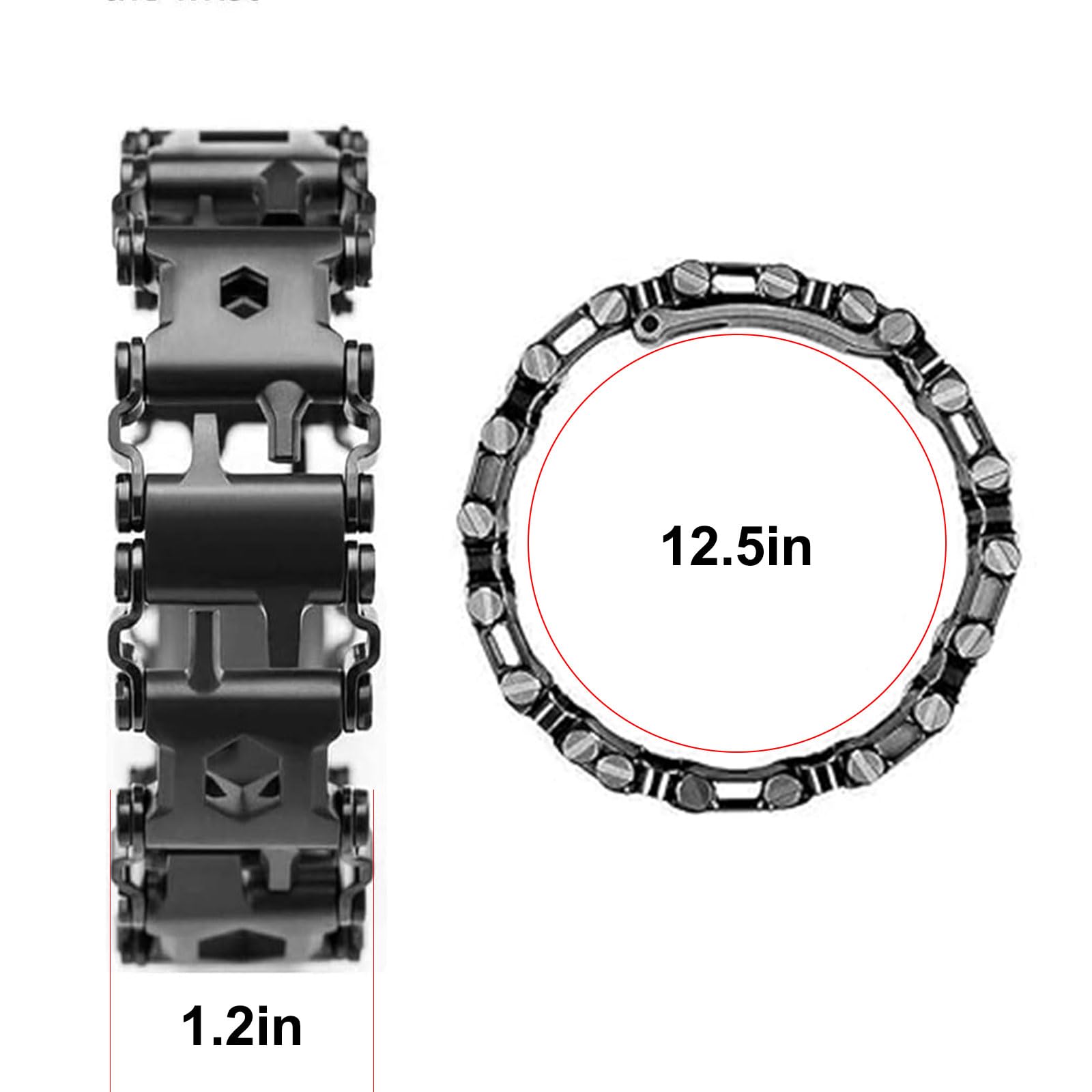 Bracelet Multi-outils Leatherman Tread En Acier Inoxydable - Neuf - Portable Au Poignet
