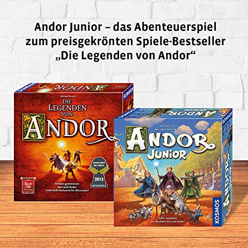 KOSMOS 698959 Andor Junior, Haltet zusammen und beschützt das Land Andor, kooperatives Kinderspiel ab 7 Jahren für die ganze Familie, Fantasy-Abenteuer – Bild 7