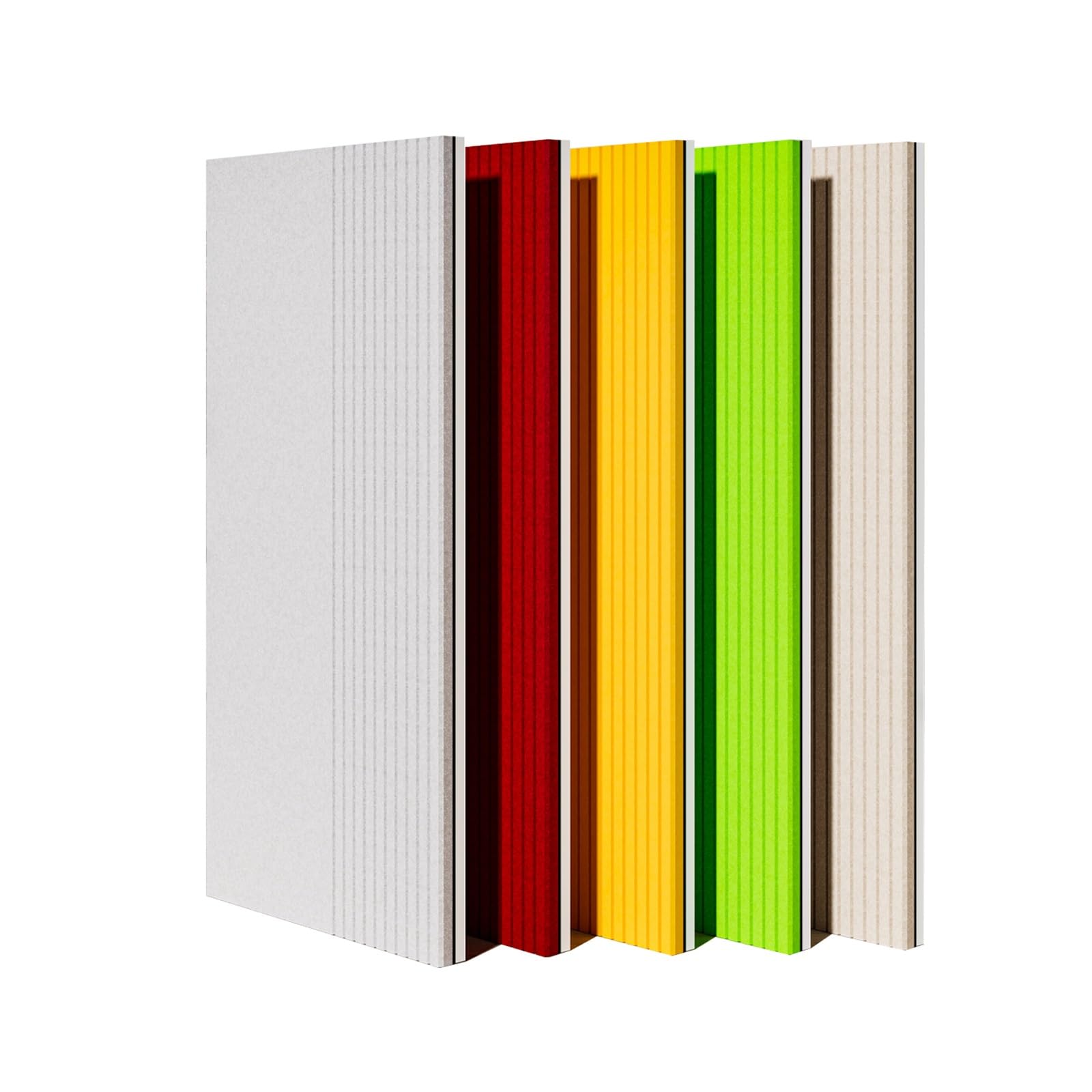 Pannelli Fonoassorbenti Decorativi Texture 3D, Schiuma Insonorizzazione Stanza Antiumidita Adesivi, Pannelli Insonorizzanti per Pareti, Alta Densità(Rosso,100 x 50 cm 3pcs)