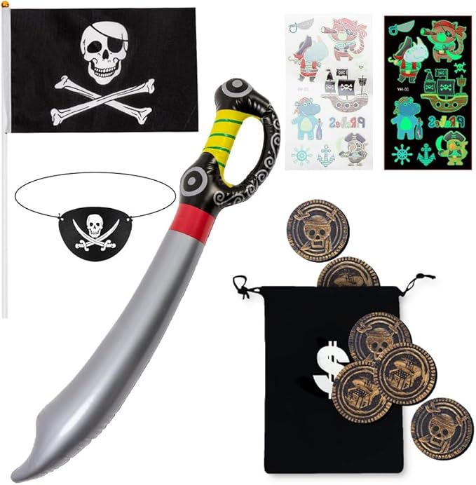 Disfraz de Pirata para Niñas con Accesorios miniatura 6