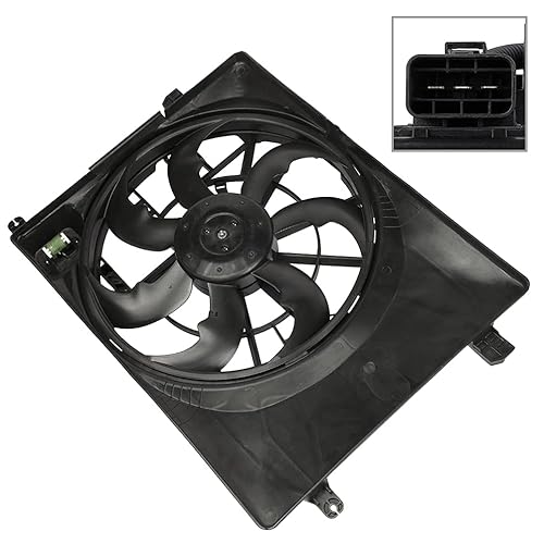 Vista 139 de SCITOO Ventilador de refrigeración del condensador del radiador compatible para Quattro/TT para Passat/Passat CC/Golf/Beetle