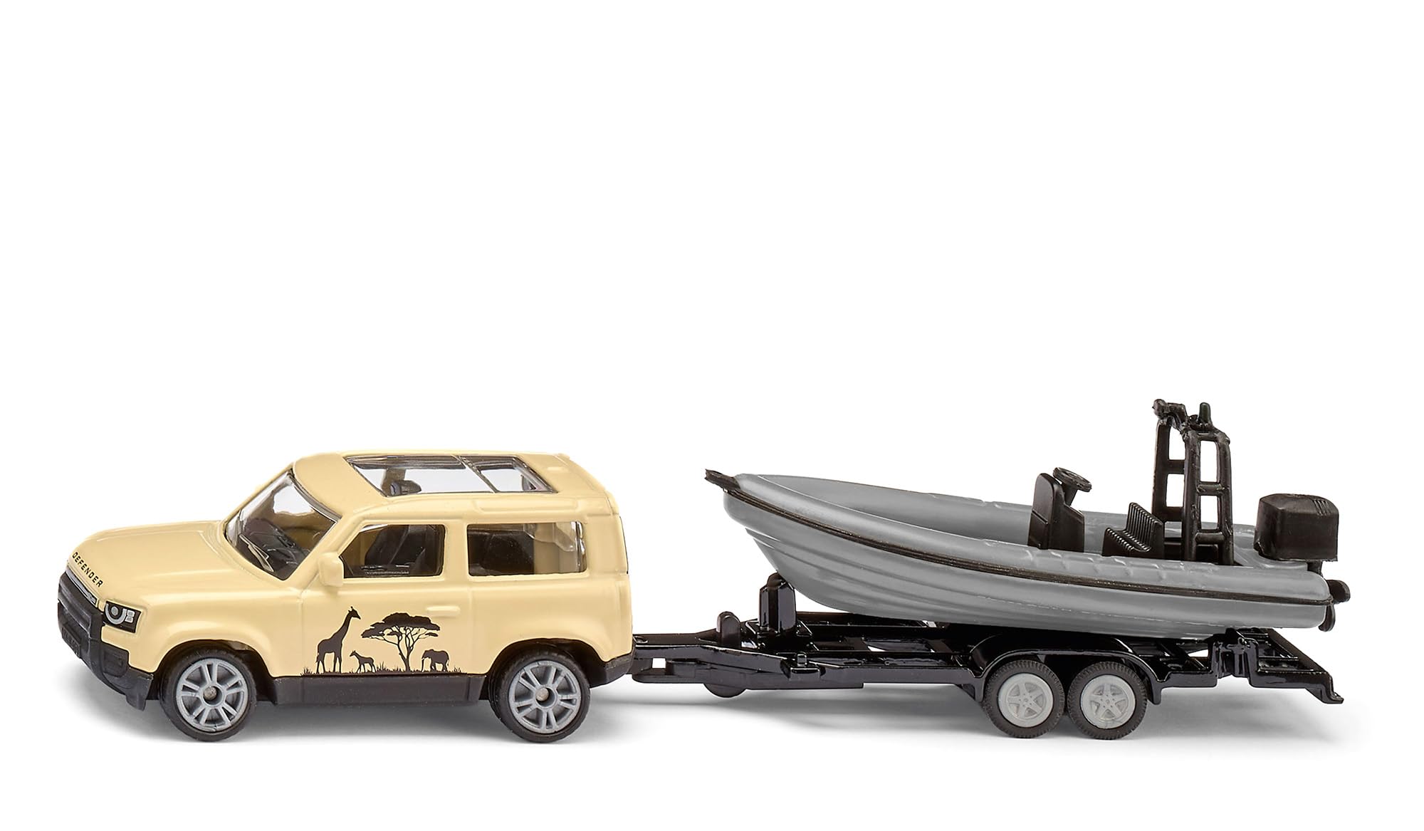 Siku Land Rover Defender Safari con Barco