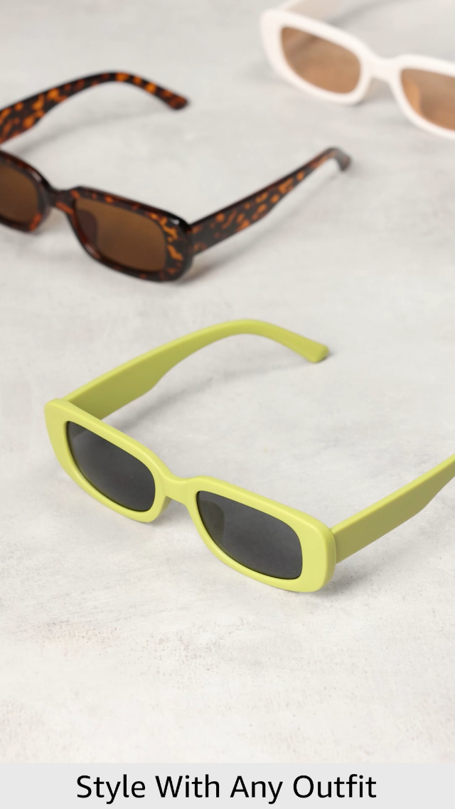 Amazon.com: Tskestvy 4 Pieces Retro Vintage Sunglasses Small  display picture 1