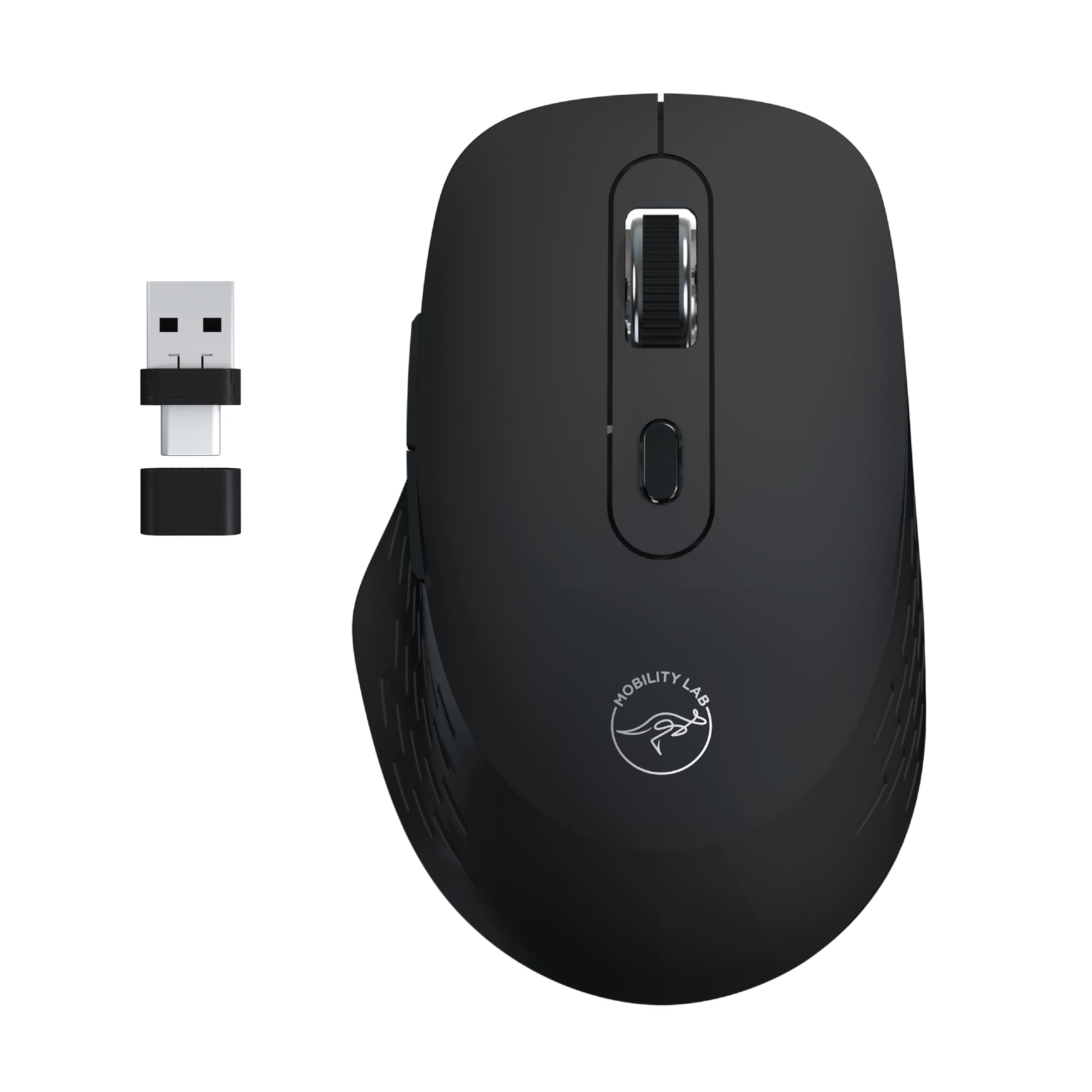 Fin Rechargeable Silencieux Souris Sans Fil Mini Avec Nano Récepteur