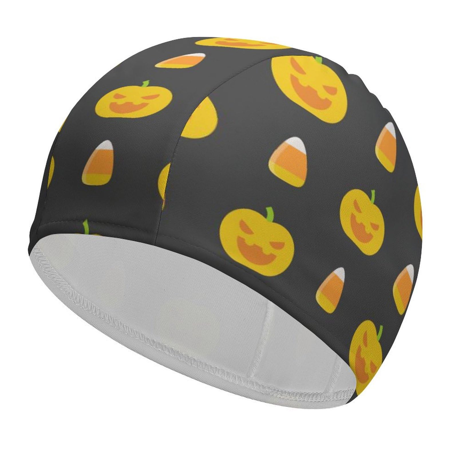 Bonnet De Bain Halloween - "Citrouille" 5-pack | Swim Cap Printers