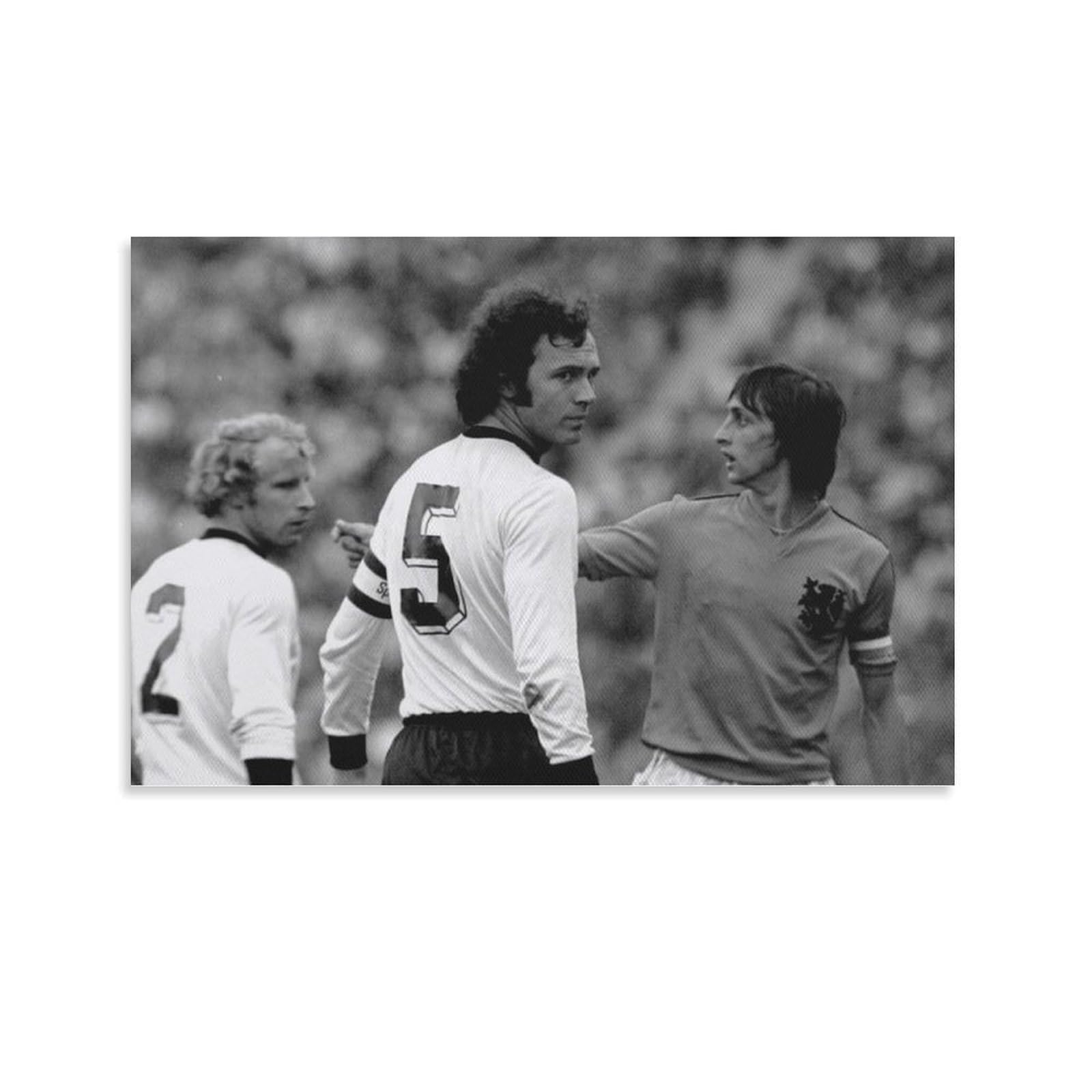 FCOIN Franz Beckenbauer Canvas Poster Poster Painting Canvas Wall Art Living Room Posters Painting 12x18inch(30x45cm)