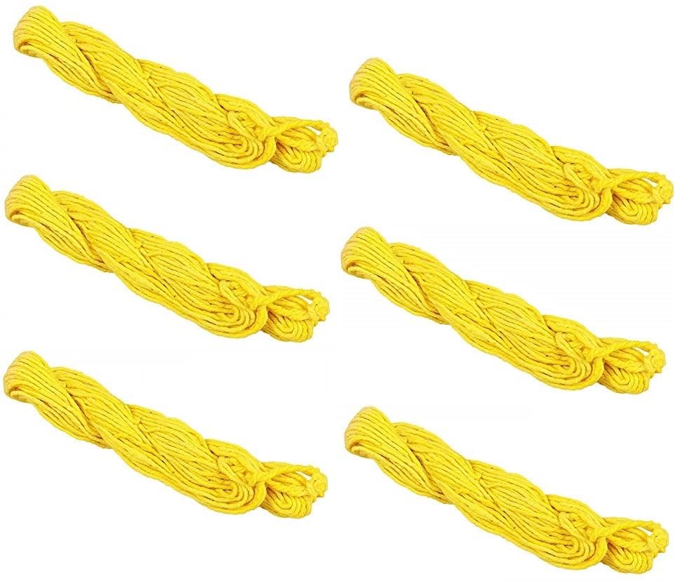 SkyWins Handmade Yagyopavit || Mithila Janeu Thread for Men || Janeu for Pooja || Brahmin Wear Janeu || Pack of 40 || Color Yellow