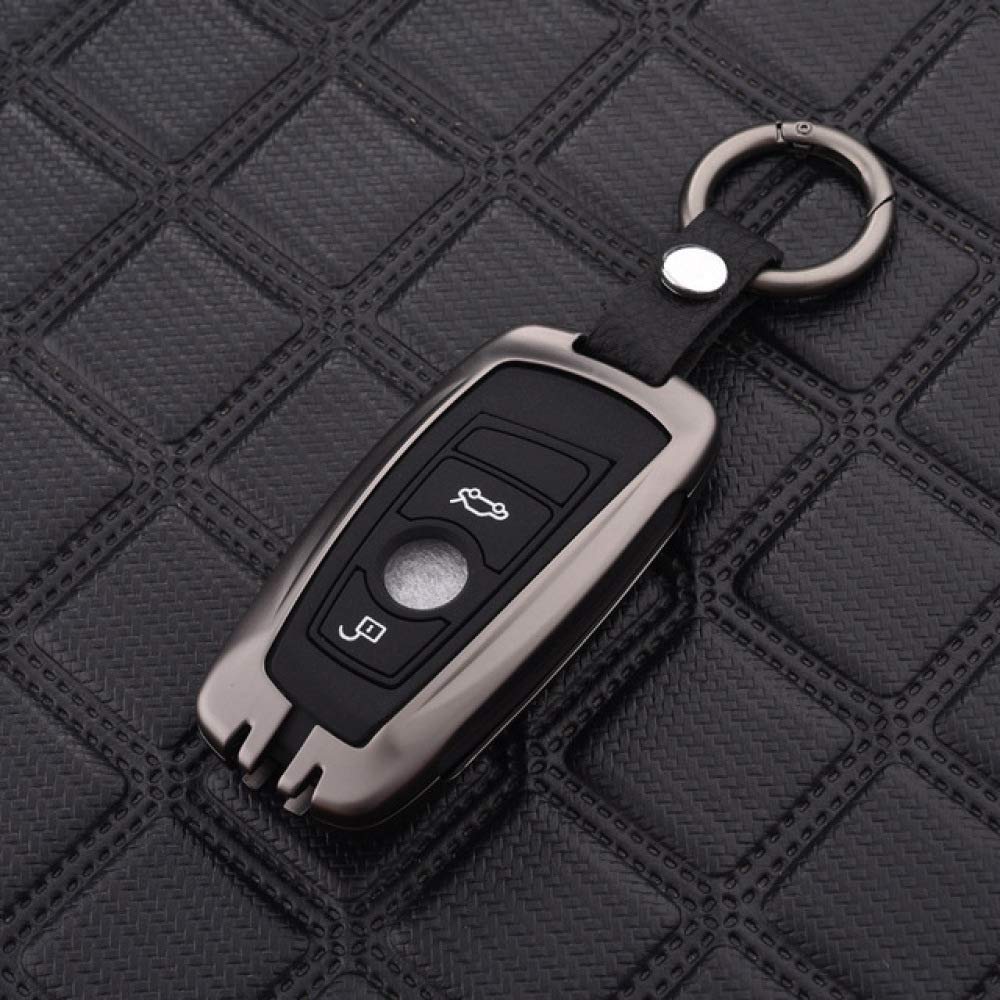 LQHYD For Zinc alloy+silica Car Key Case for BMW 5 Series Key Set 3 Series 525li530 New X1 Shell X3 Buckle X5X6118i Blade 730 Accessories