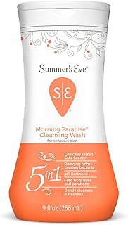 Summer's Eve Cleansing Wash | Morning Paradise | 9 Ounce | Pack of 1 | pH-Balanced, Dermatologist & Gynecologist Tested