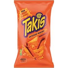 Takis Intense Nacho Non-Spicy New Cheesy Flavor 100 g Pack of 1