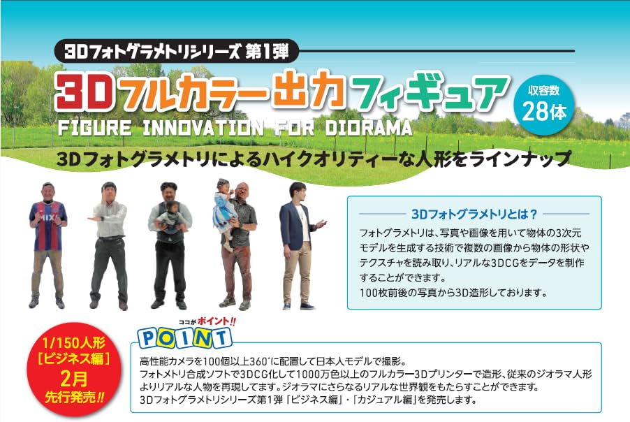 Amazon.co.jp: takeda タケダ ジオラマ人形 3Dフルカラー 1/150