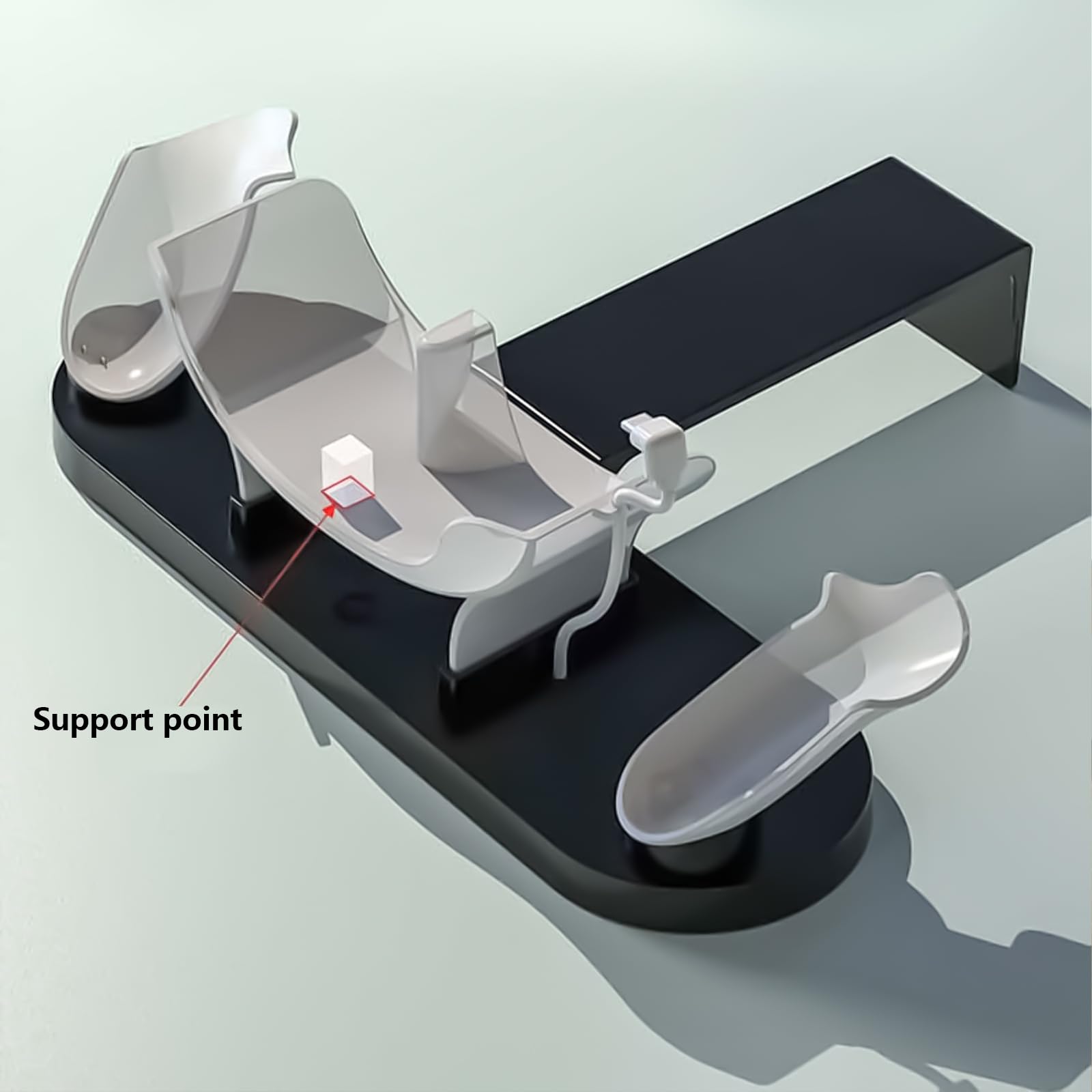 Dock di ricarica per controller di ricarica 3/3S e occhiali contemporaneamente Docking Station di realtà virtuale con luce LED
