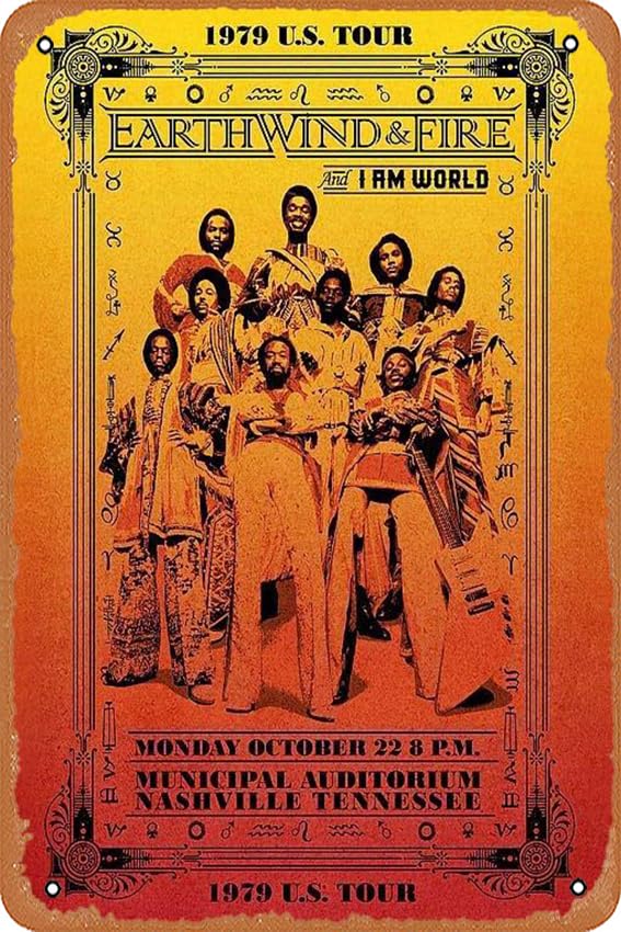 muecddoa Earth Wind and Fire 1979 Concert Poster 12