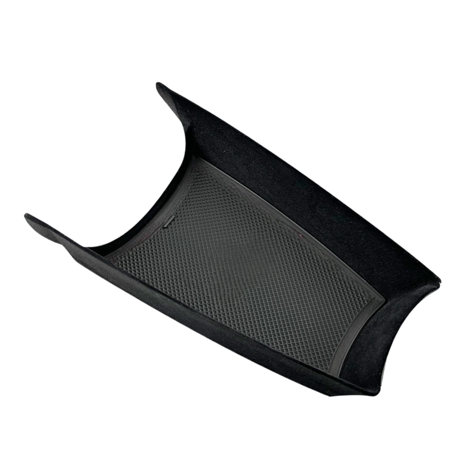 JULIK Organizer per console centrale LEAPMOTOR T03 2024 – 2025 – Contenitore per tunnel centrale in ABS con silicone antiscivolo, nero