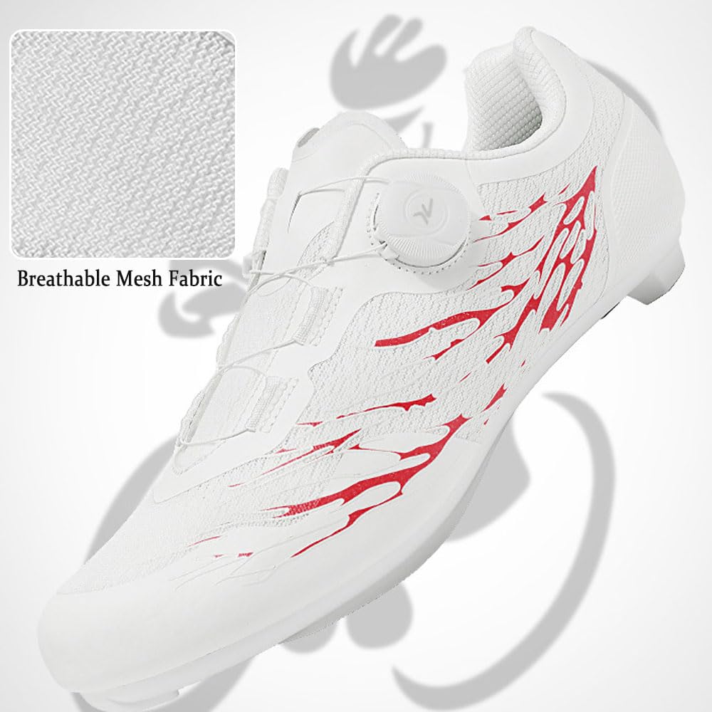 Chaussures VTT Hommes & Femmes, Chaussures Vélo Route Homme avec SPD, Crampons Antidérapants et Semelle Dure Compatibles VTT et Vélo de Spinning | Tailles 37-48 EU
