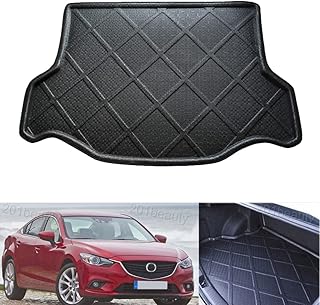 Car Mat Car Boot Pad Cargo Mat Cargo Liner Cargo Tray Cargo Cover Trunk Liner Tray Floor Mat for Mazda 6 Sedan 2014 2015 2016 2017 2018 2019 2020 2021 2022 2023