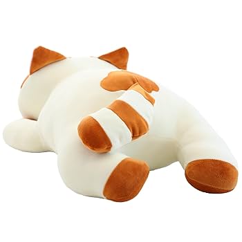 Orange Kitten Cat 8" Printed Pillow Stuffed Animal Plush Toys Doll Kids Gifts
