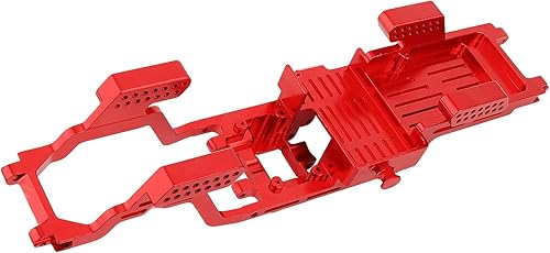 Miniatura 7 de TRX4M Kit de marco de chasis de metal integrado para 118 RC Crawler TRX4-M Accesorios de pieza de actualización (rojo)