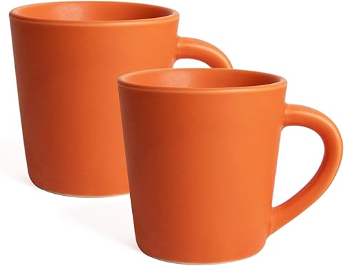Miniatura 9 de Juego de 2 tazas de espresso blancas de 2 oz, tazas de capuchino de cerámica con platillos, juego de té de porcelana duradero y colección moderna de