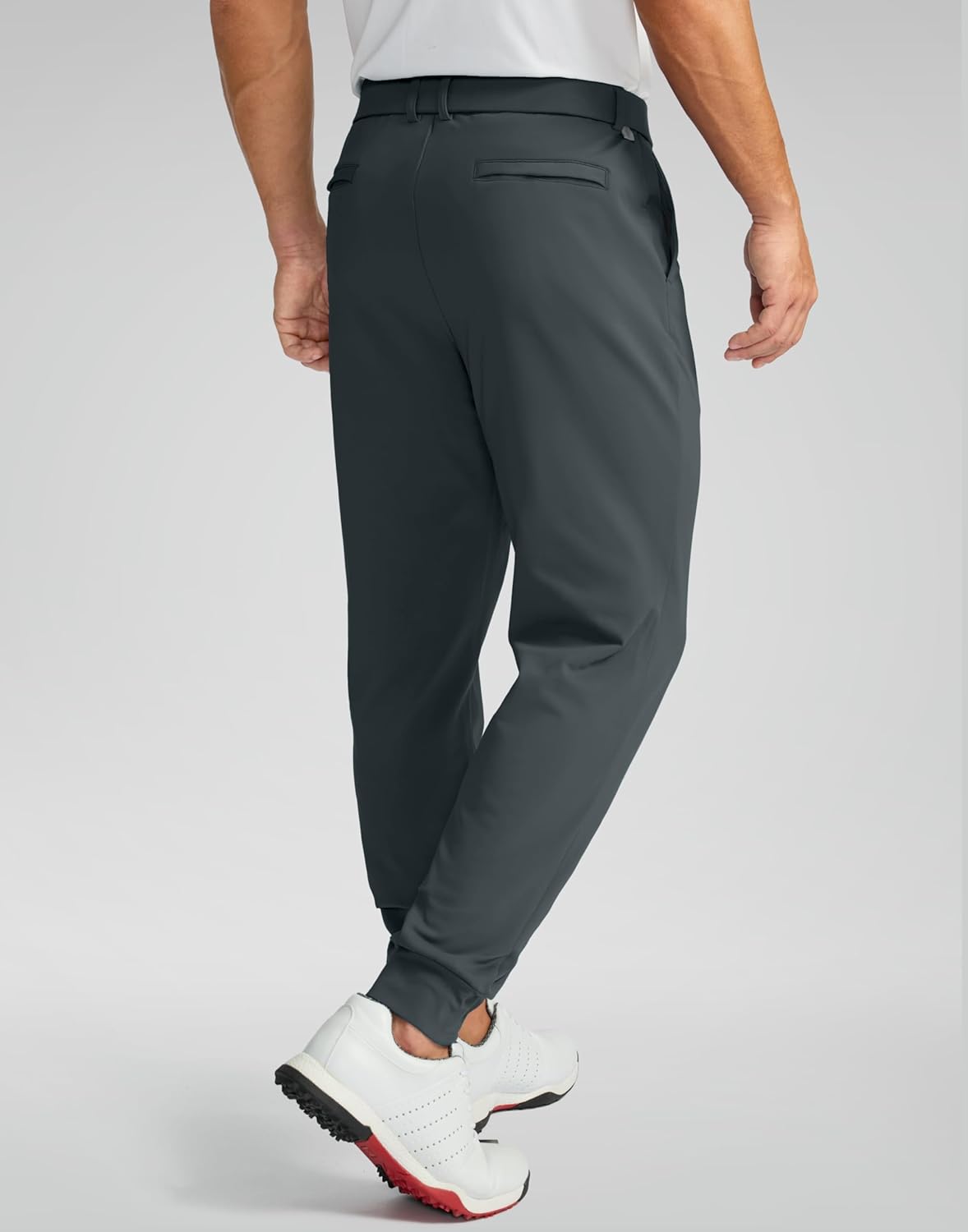 Soothfeel Mens Fleece Lined Golf Joggers with Pockets Slim Fit Stretch Sweatpants Dress Work Travel Warm Winter Pants for Men - Image 5