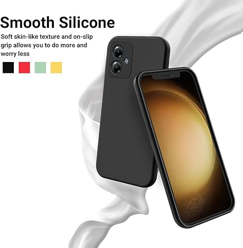Miniatura 3 de Funda para Motorola G54 5G, Moto G54 5G, funda delgada de silicona líquida cubierta completa de gel suave compatible con Motorola Moto G54 5G, color