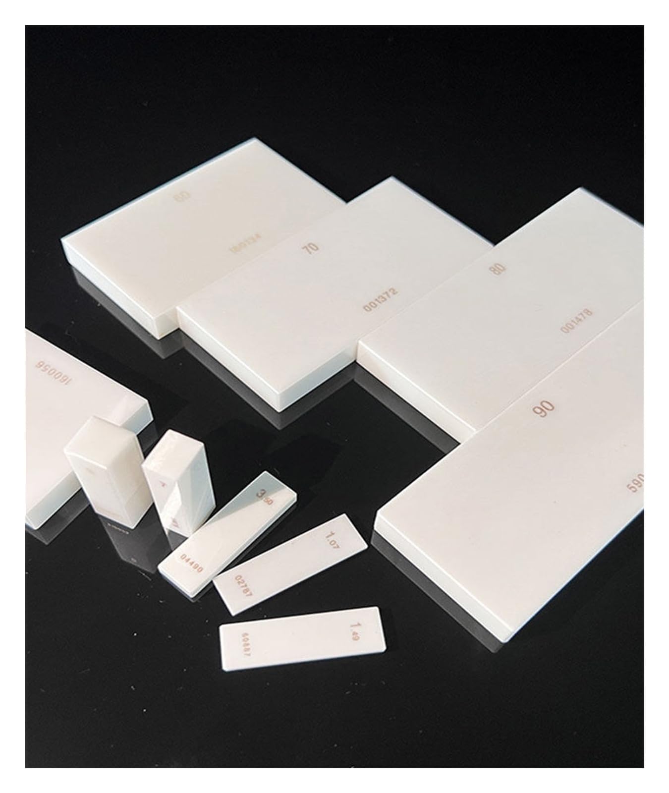 1PC 0.5mm-60mm Calibrazione Standard Blocchi di Riscontro in Ceramica Grado 0 Strumenti di Misurazione di Ispezione Micrometrica per macchinisti(14mm)