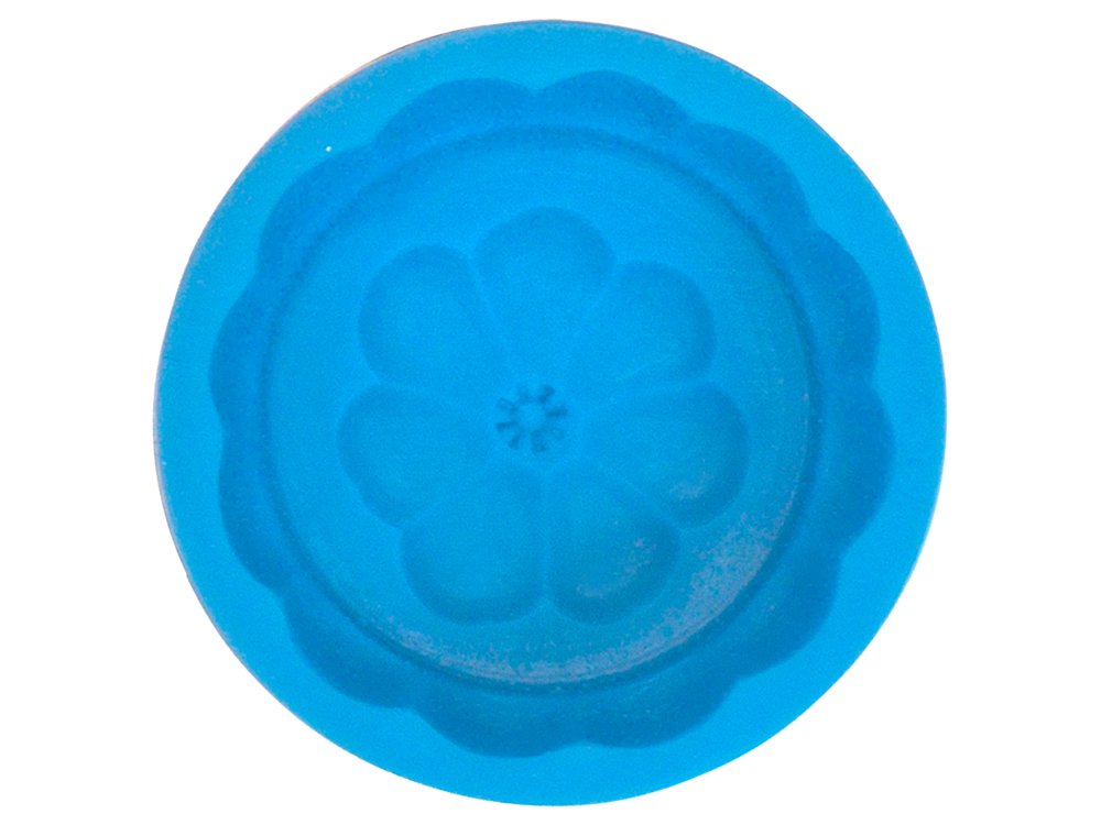 Butterform en silicone fleur formes rond, 30 g-lot de 6