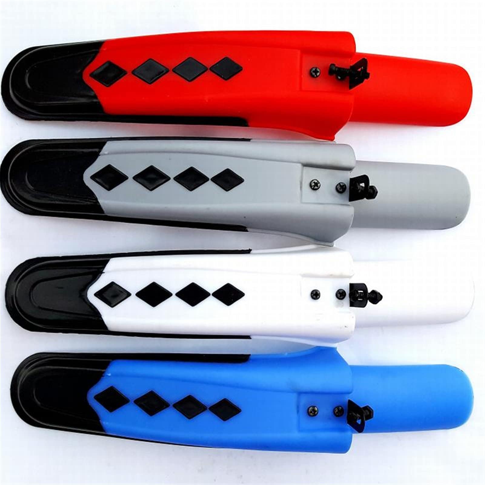 Uniwersalny błotnik rowerowy błotnik MTB kolarstwo płyta przeciwdeszczowa rower szosowy uniwersalna przednia tylna osłona przeciwbłotna skrzydła akcesoria rowerowe,(Blu)