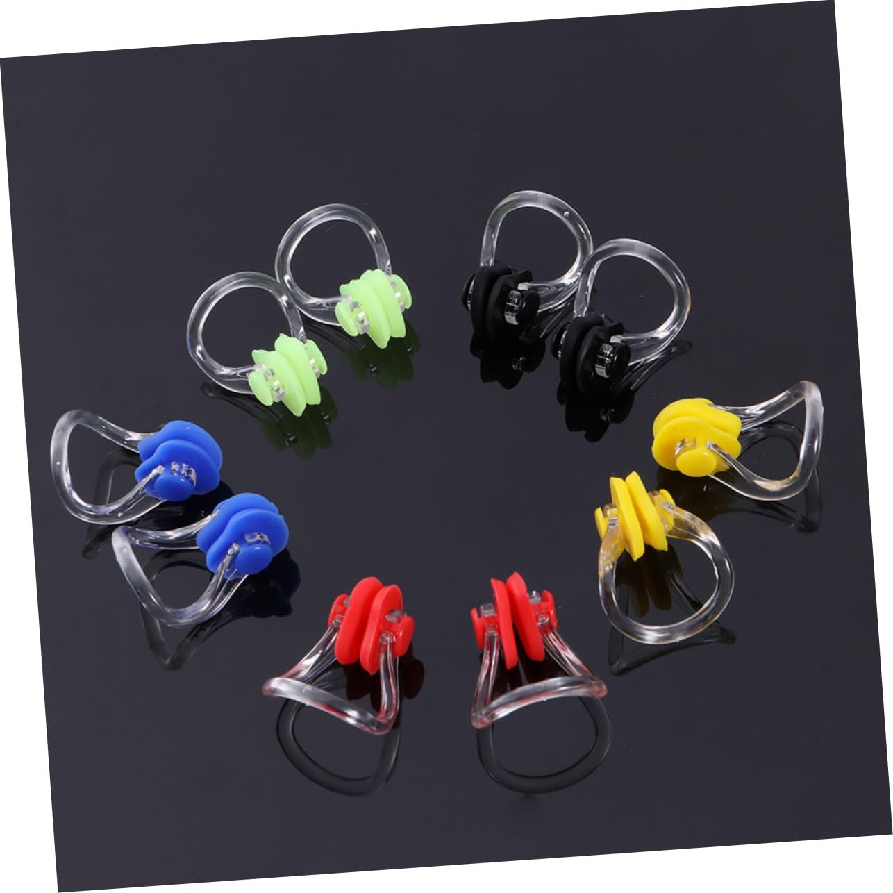 ifundom Nasales De Natación De Clips Impermeables Y Cómodos para Adultos Accesorios De Natación 20 Piezas*4