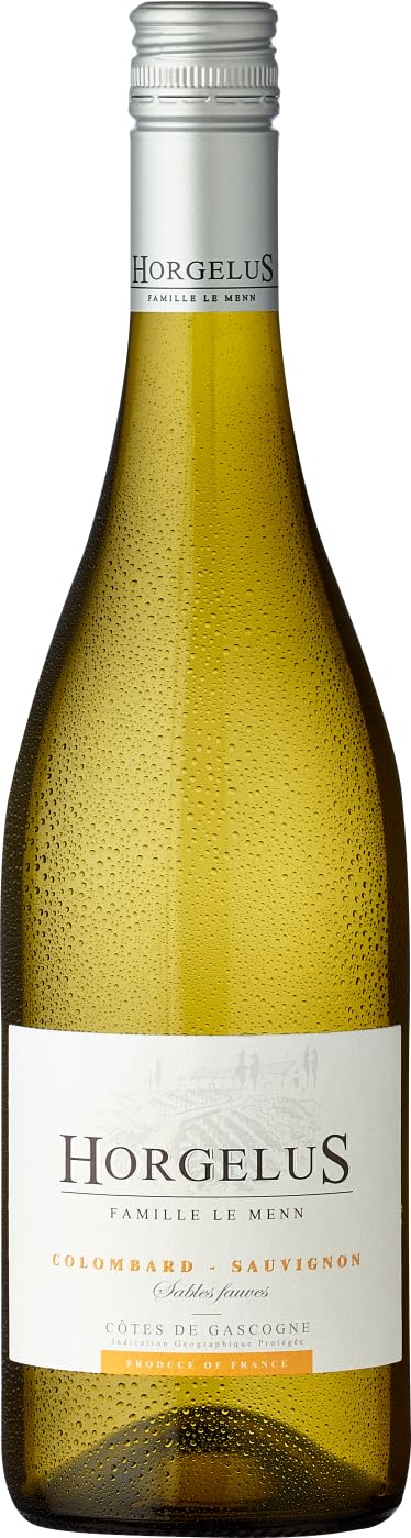 Horgelus Colombard-Sauvignon Côtes de Gascogne I.G.P. (6x 0,75l) - Trockener, aromatischer Weißwein mit Zitrus- und frischen Apfelnoten