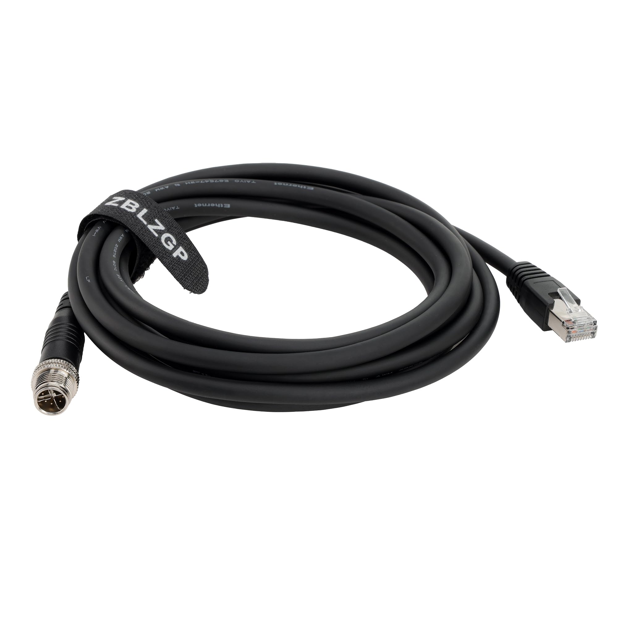 Amazon.co.jp: ZBLZGP M12 X コード 8 ピン RJ45 Cat7e 24AWG 10Gbps