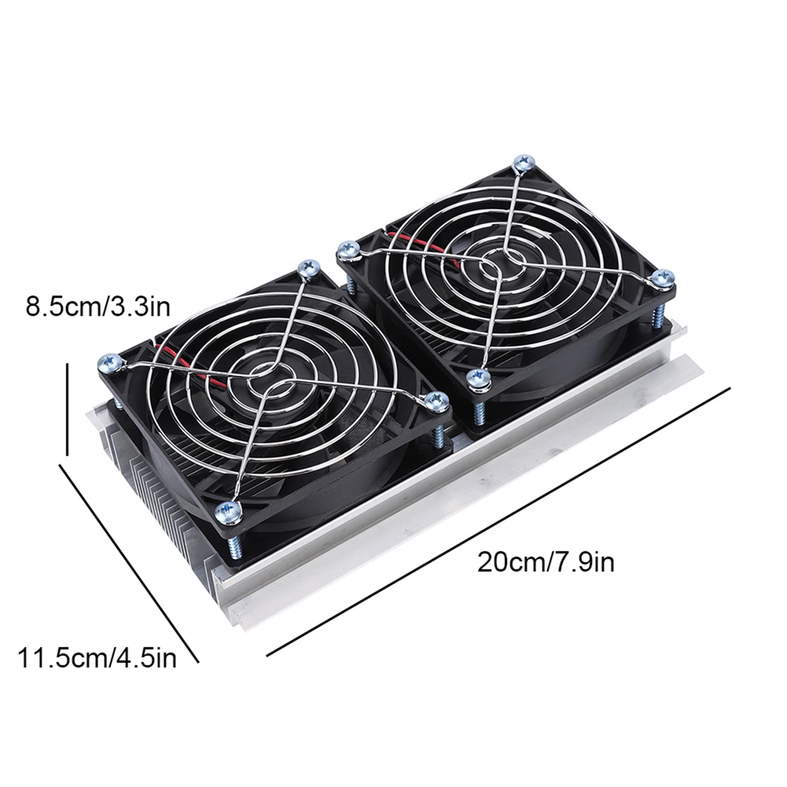 TOPINCN Kit di Raffreddamento per Radiatore a Semiconduttore Termoelettrico Dispositivo di Raffreddamento Ad Alta Efficienza per Appassionati di Elettronica Fai-da-te Potenza 140 W