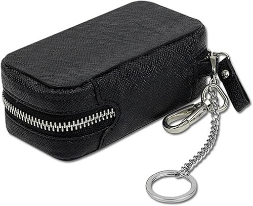 EPMANN Funda de transporte de piel sintética con cremallera para Iqos 24 Plus DVD Storage Case