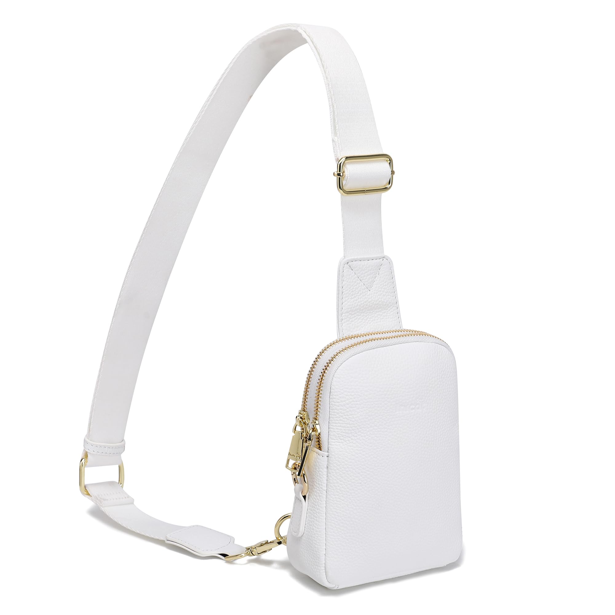 INICAT Travel Small Sling Bag Leather Crossbody Bags for Women Fanny Packs Cross Body Bag for Woman Cross Body Purses