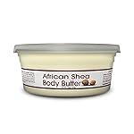 Okay Pure Naturals White Shea Butter for Hair and Skin - Raw African Shea Butter for Women and Men, Daily Moisturizer for Face and Body, Helps with Stretch Marks, Soothes Dry Skin - 7.5 Oz Jar