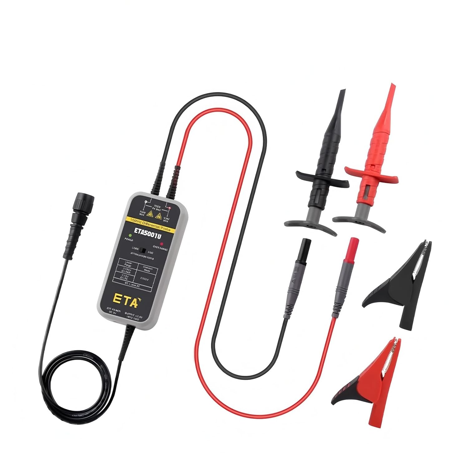 ETA Oscilloscope Differential Probe 15/25/50/100Mhz oscilloscope high Voltage Differential Probe Isolation Probe ETA5001U(15M+AC/DC 700V)