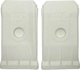 1KCover Universal Paint Brush Cover – Set of 2 - Durable Silicone - 2.5" (White)