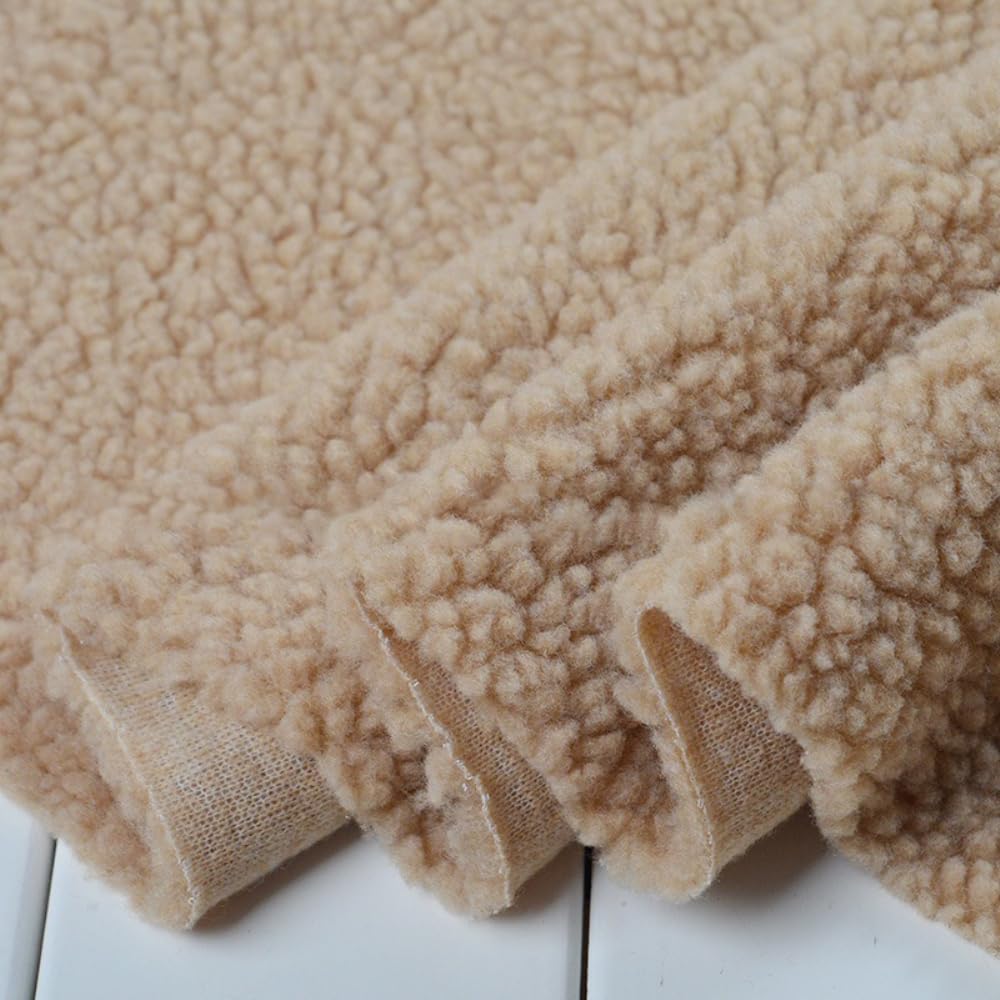 Tela de forro polar de 2 metros de ancho, 160 cm de ancho, tela acolchada de peluche, se vende por metros, tela suave y cómoda para coser, tela decorativa, material para manualidades, tela gruesa para