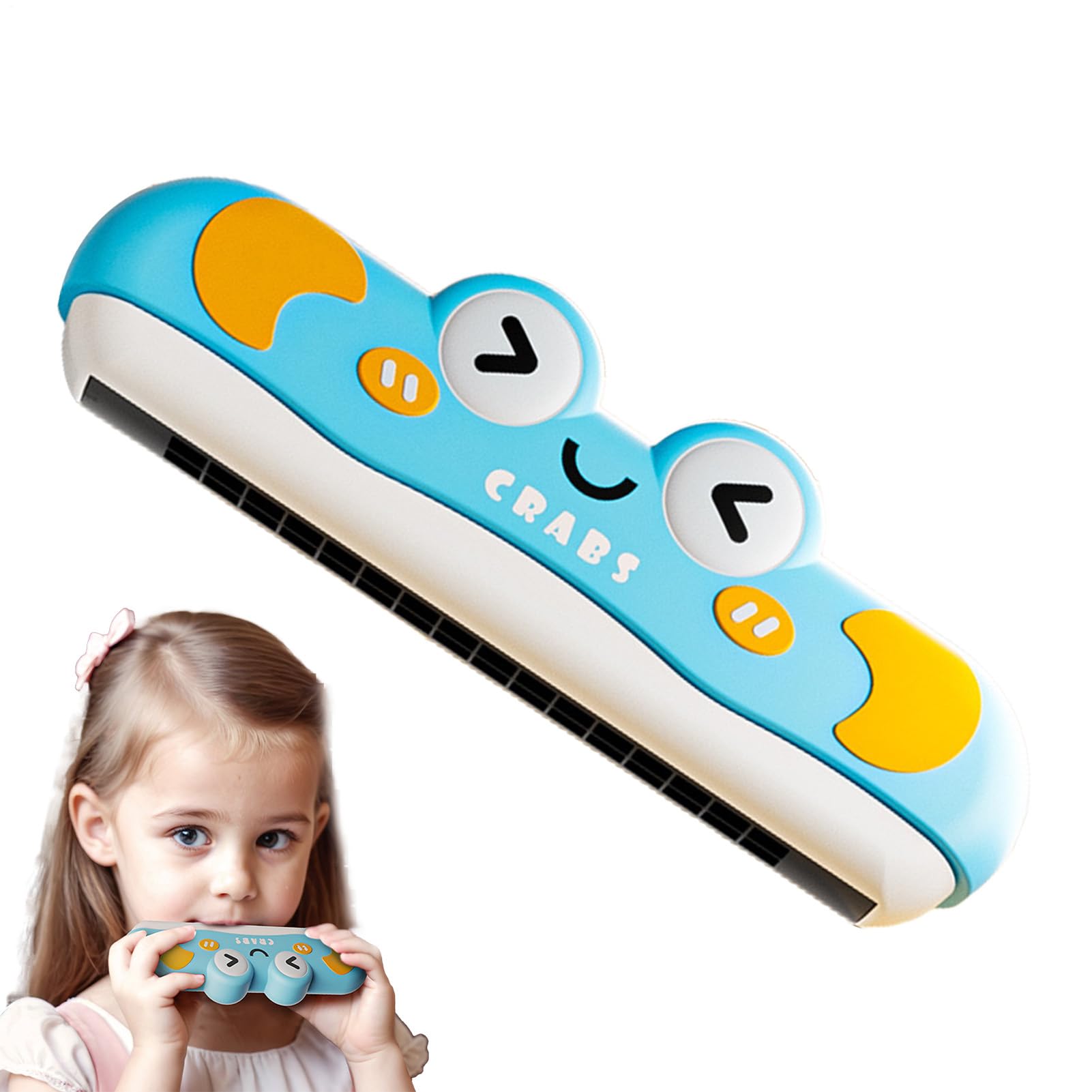 Children Harmonica Toy Beginner Blow Instrument Portable Musical Mouth Organ Long Lasting Cartoon Kids Music Toy Easy Play